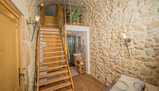 At Château de Villelongue, Troglodyte, Aude, Cathar Country, pets are welcome.