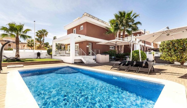 Casa Bos Orange Wellness Luxury Entire Villa Jacuzzi & Pool Gran Alacant near Beach