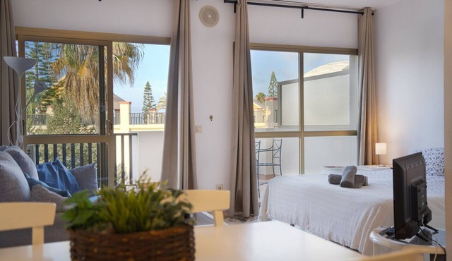 Romana Playa 725 -beachside studio for rent in Elviria