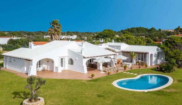 Sea front Villa in Binidalí with unbeatable sea views, Menorca