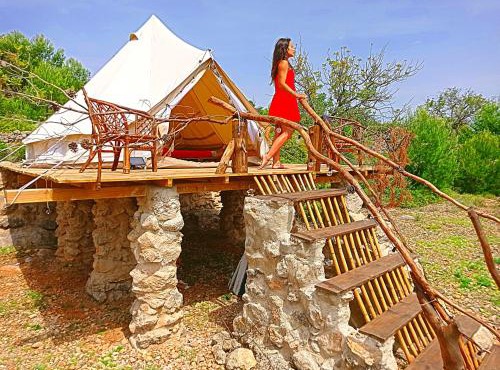 StarGate Tepee in Permaculture Paradise at WILDSPIRIT Eco Farm
