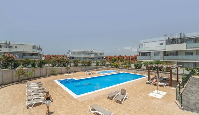 Vacation Apartment 'Terraza y Mar Stay' with Sea View, Wi-Fi, and Air Conditioning