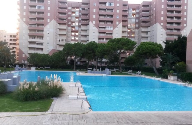 Apartment, 200 meters from the beach, with large pool