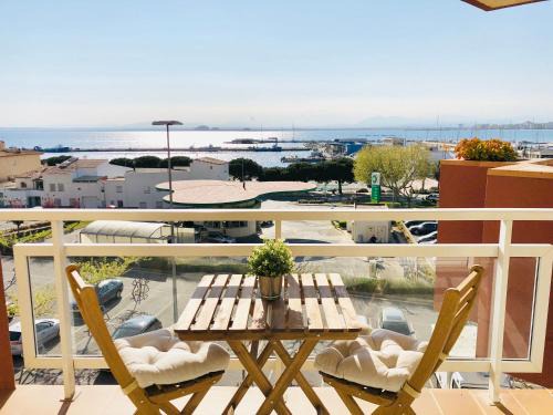 Roc Mar Apartamento Cerca Del La Playa Terraza Con Vistas Al Puerto 