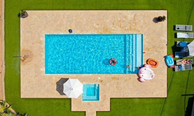 Santa Eulalia del Rio Villa | Beautiful house with large private pool with perfect outdoors to enjoy.