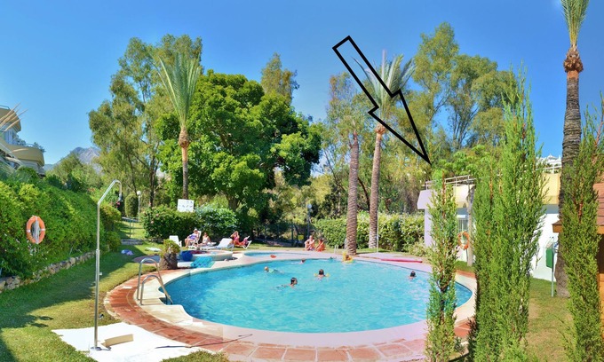 Benalmadena Costa Apartment | Bright & Large Penthouse, 2Terraces, Garden, 2 Pools, 300 Beaches, Golf