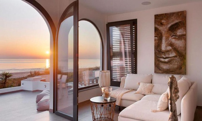 Molinell House | Denia Beach Lodge Seafront Holiday Home in Denia with Sauna