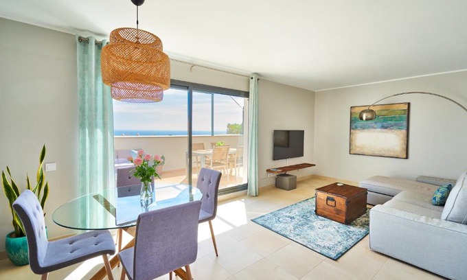 Benalmadena Apartment | Sea View Penthouse, Pool, Privacy, Benalmadena