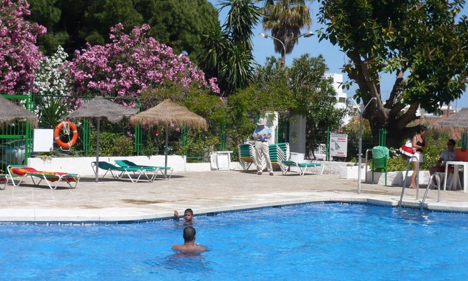 Benalmadena Costa Apartment | Studio With Shared Pool, Garden And Kiosk Serving alcohol & ices/sweets