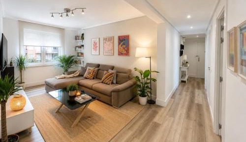 Three-Bedroom Premium Apartment with Balcony