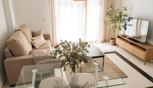 Two-Bedroom Apartment with Terrace and Mountain View